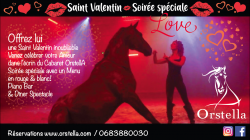Glamourissime Saint Valentin au Cabaret OrstellA ! 