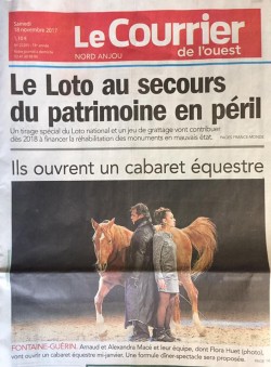 "Ils ouvrent un Cabaret Equestre" 